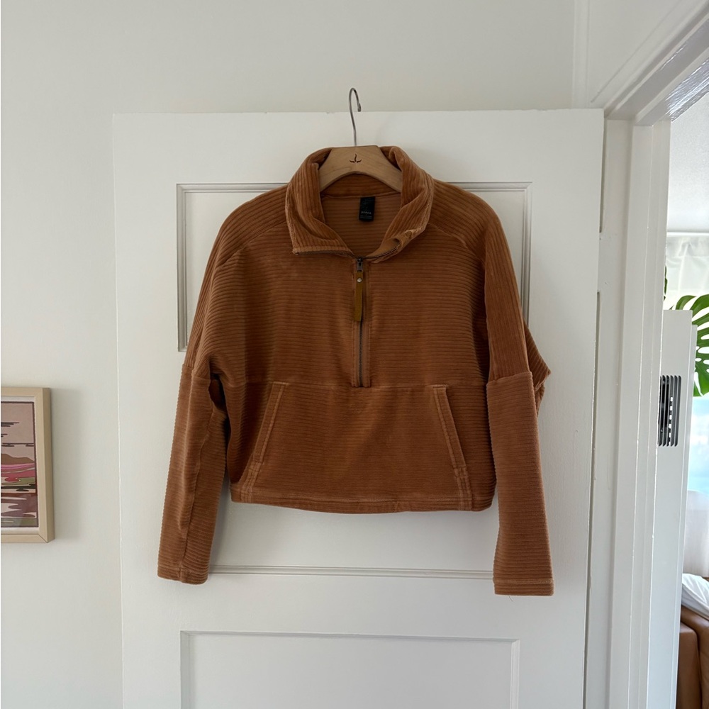 prAna Escambia Half Zip - Camel